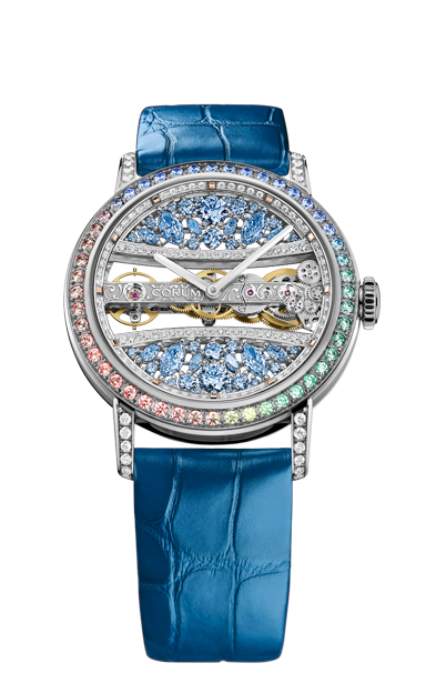 Golden Bridge 39 White Gold Full Diamonds Watch - B113/03851 - 113.001.69/0F03 DB98G